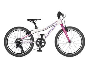 BICYKEL AUTHOR RECORD 20 2023 10" BIELA/RUŽOVÁ