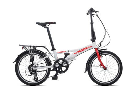 BICYKEL AUTHOR SIMPLEX 2023 BIELA/ČERVENÁ