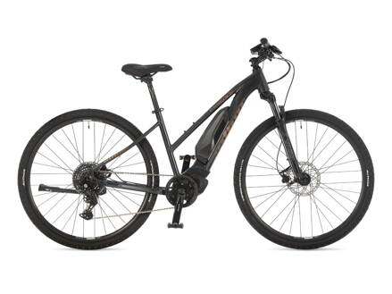 BICYKEL AUTHOR ESSENCE 2025 ŠEDÁ/ZLATÁ/ČIERNA