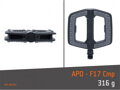 PEDÁL APD-F17 CMP NSL ČIERNY