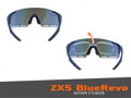 OKULIARE ZX5  BlUE REVO 13 - TRANSPARENTNÉ ŠEDÉ