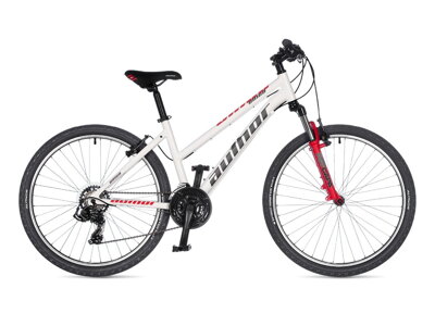 BICYKEL AUTHOR UNICA 2023 BIELA/ČERVENÁ