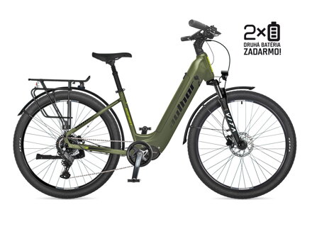 BICYKEL AUTHOR ESPIRIT 2026 MATNÁ: EMERALD ZELENÁ/ČIERNA (v cene bicykla 2 batérie)