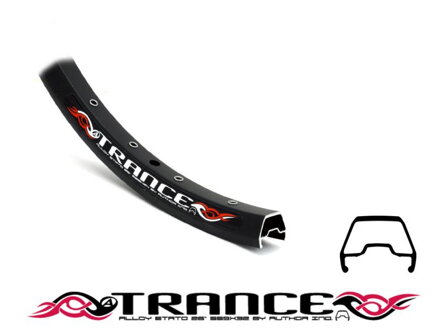 RÁFIK ACO TRANCE 559x24/32 ČIERNY