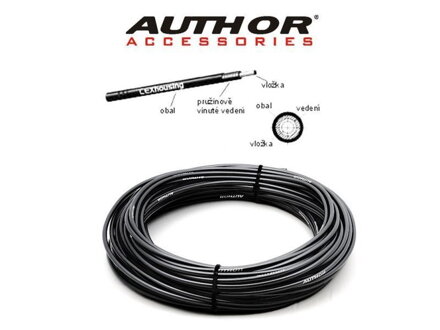 BOVDEN BRZDOVÝ ABS-Bb-CGX 5 MM / 30 M ČIERNY