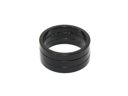 PODLOŽKA ACO-S1 (10KS) 28,6 x 15 MM ČIERNA