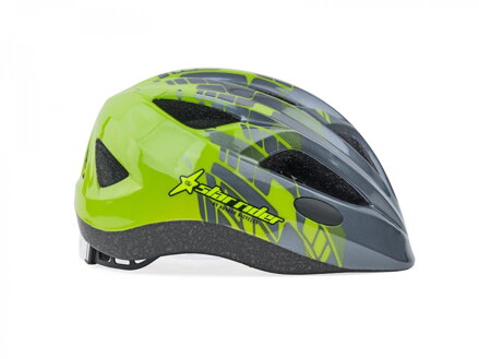 PRILBA STAR RIDER INMOLD 211 ŠEDÁ/ŃEÓN ZELENÁ