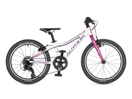 BICYKEL AUTHOR RECORD 20 2023 10" BIELA/RUŽOVÁ