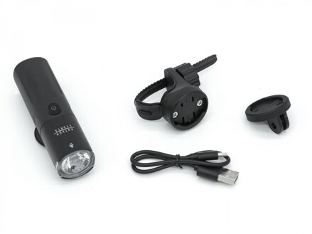 LAMPA PRED. LUMINA 600 lm USB Alloy ČIERNA