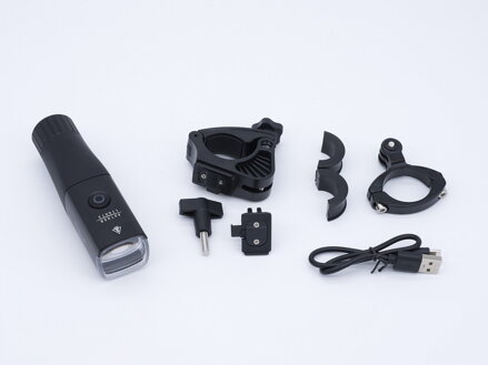 LAMPA PRED. A-VISION 1300 lm USB Alloy