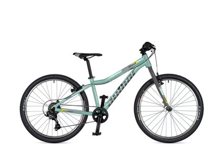 BICYKEL AUTHOR LIMIT 24 2025 12,5" ZELENÁ/STRIEBORNÁ