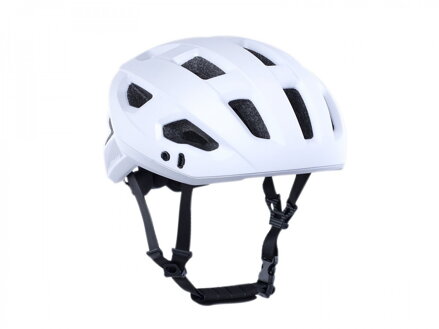 PRILBA VENTO INMOLD LED USB STRIEBORNÁ/BIELA PRILBA VENTO INMOLD LED USB STRIEBORNÁ/BIELA