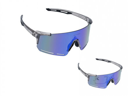 OKULIARE ZX5  BlUE REVO 13 - TRANSPARENTNÉ ŠEDÉ