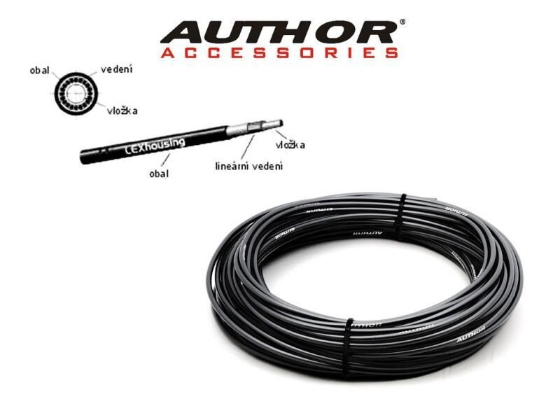 BOVDEN RADIACI ABS-Br-INDEX 4 MM / 30 M ČIERNY