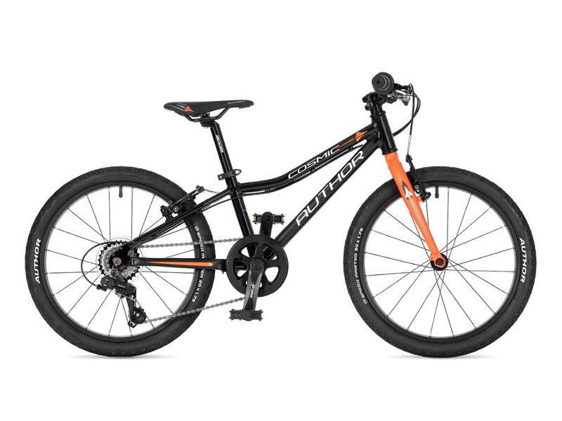 BICYKEL AUTHOR COSMIC 20 2025 10" ČIERNA/ORANŽOVÁ