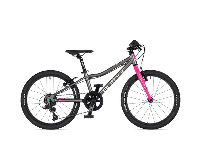 BICYKEL AUTHOR COSMIC 20 2026 10" STRIEBORNÁ/RUŽOVÁ