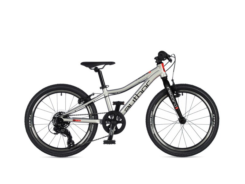 BICYKEL AUTHOR RECORD 20 2026 10" STRIEBORNÁ/ČIERNA